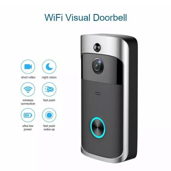 Wireless WiFi Video Doorbell Smart Phone DoorRing - Picture 7 of 7